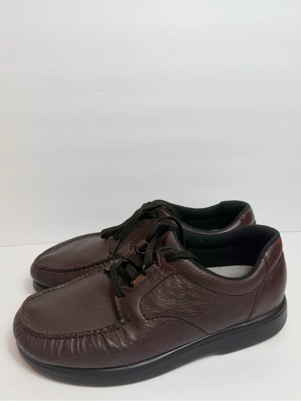 SAS Bout Time Cordovan Leather Comfort Shoes Men's 10.5 WW 3E